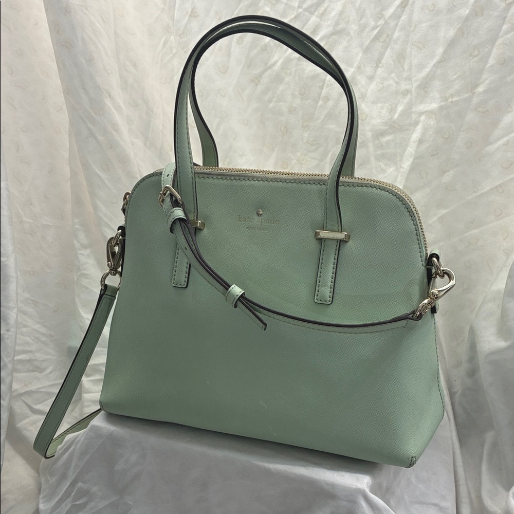 Kate Spade Mint Green Crossbody Doom Satchel - Picture 2 of 7